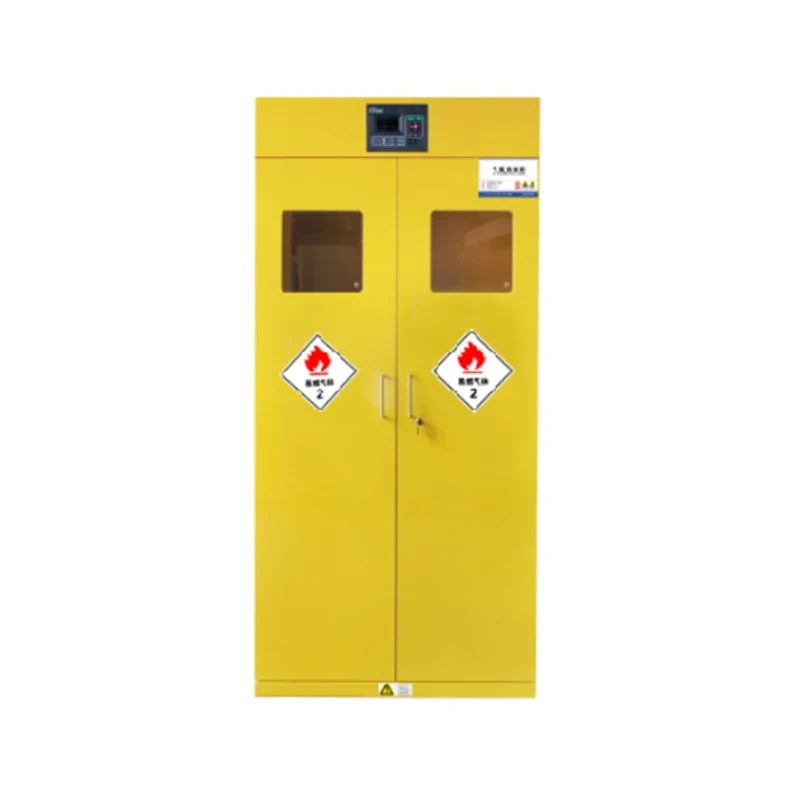 Double - Bottle Explosion Proof Gas Cylinder Storage Cabinet